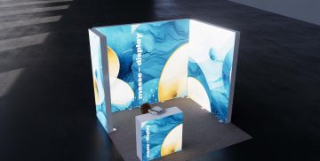 LED-Illuminated Aluminium Frame Booths with Fabric Branding – Shine at Every Event LED-Illuminated Aluminium Frame Booths with Fabric Branding – Shine at Every Event